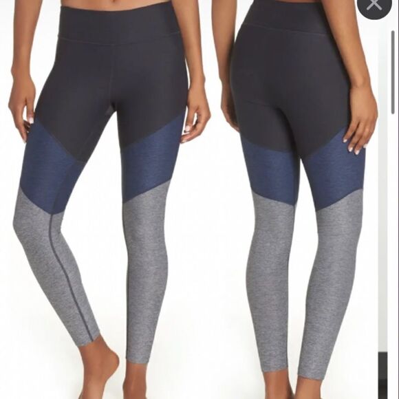 Outdoor Voices 7/8 Springs Leggings Charcoal/Navy/Graphite Size Medium - Picture 4 of 9